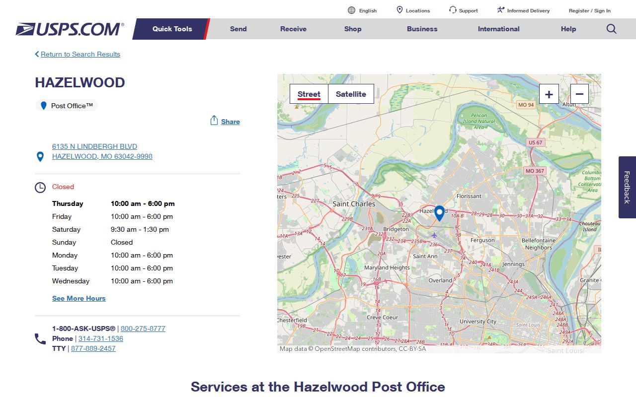 Hazelwood ZIP code directory USPS Hazelwood Post Office result